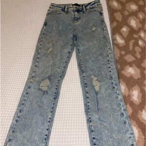 kendall + kylie straight leg jean
